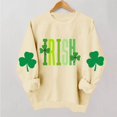 thumbnail image 2 of Tauxra Chandails à Enfiler de la Saint-Patrick pour Femmes, Manches Longues, Col Rond, Coupe Ample, Blouse Tunique Décontractée pour Femmes, 2 of 8