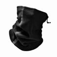 thumbnail image 4 of Riousery Adjustable Fleece Neck Gaiter Warmer Reflective Safety Face Cover Winter Outdoor Sport Scarf for Skiing Cycling Running 9.8 in / 25 cm Black, 4 of 9