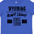 thumbnail image 4 of Inktastic Wyoming Awesome Since 1890 Boys or Girls Toddler T-Shirt, 4 of 5