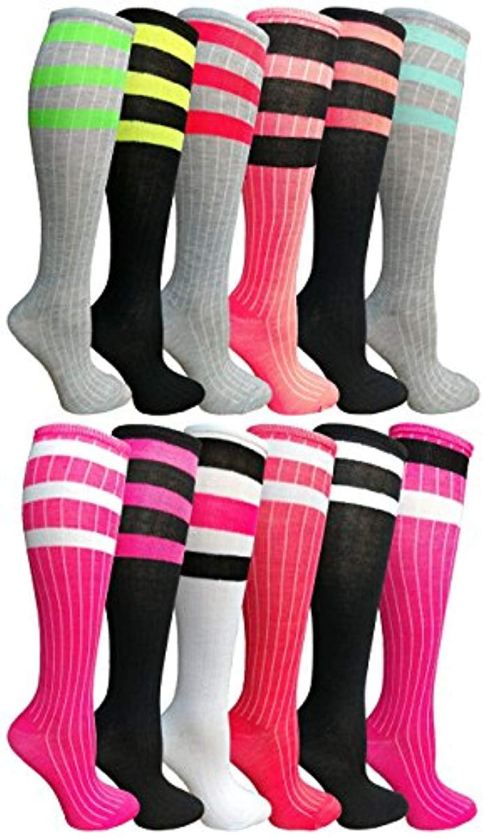 womens neon socks