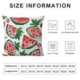 thumbnail image 5 of Creowell Strawberry and Watermelon Throw Pillow Covers  Summer Fruits Farmhouse Decorative Pillow Cases Cushion Covers for Sofa Couch Car Bedroom Home Decor …, 5 of 5