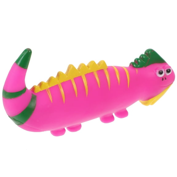 Cartoon Lizard Squeaky Dog Toy - Interactive Latex Pet Toy for Dogs, Fun Pet Supply