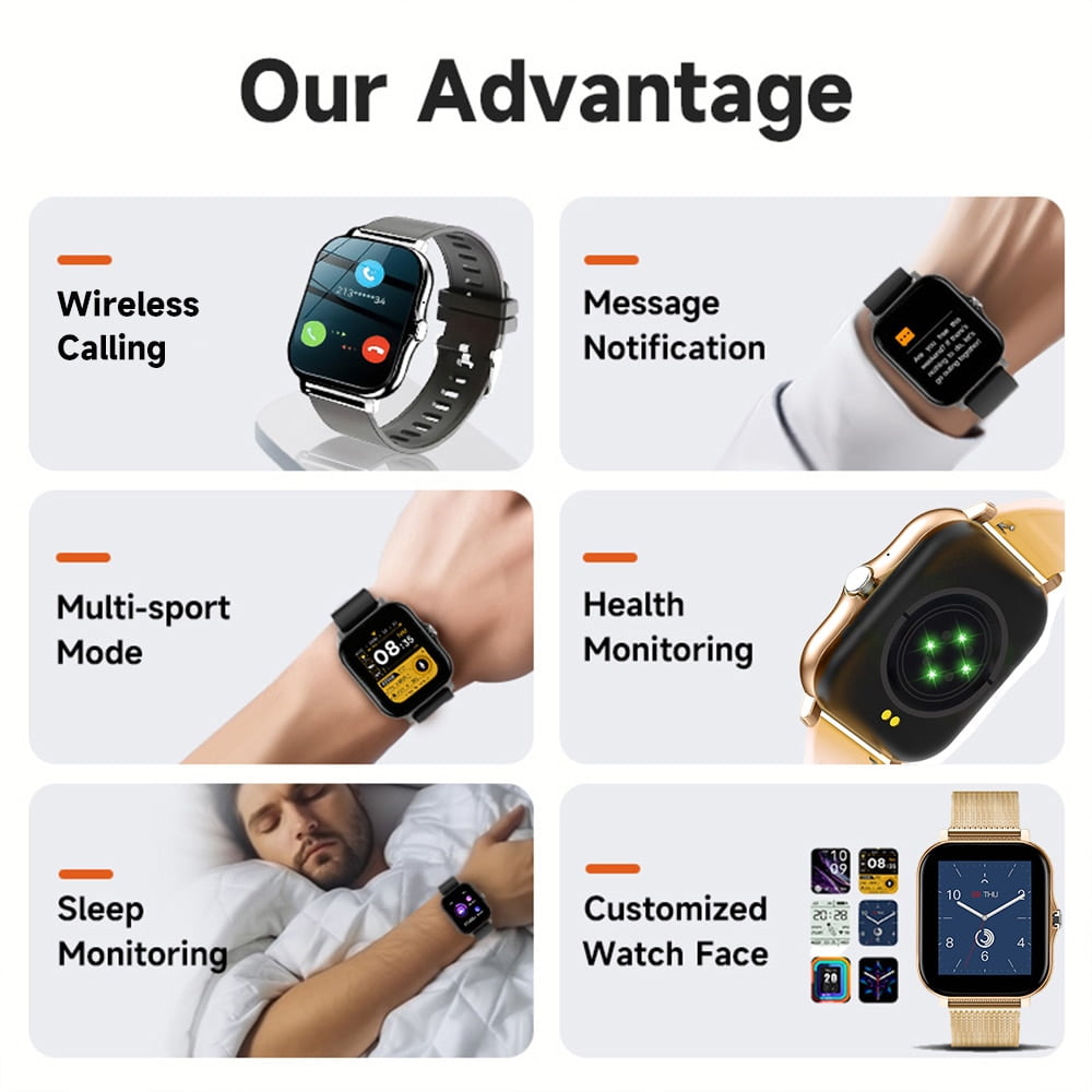 Smart Watch For Men Women Gift 1.44
