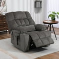 thumbnail image 3 of JUUXO Oversized Lay Flat Lift Recliner Chair with Cup Holders, Extra Large Power Lift Chair for Elderly with Heat & Massage, Big Tall 400 lbs, 3 of 7