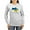 Ash Gray, variant on CafePress - I Stand With Ukraine Flag Ukra Long Sleeve T Shirt - Women's Long Sleeve Graphic Casual T-Shirt