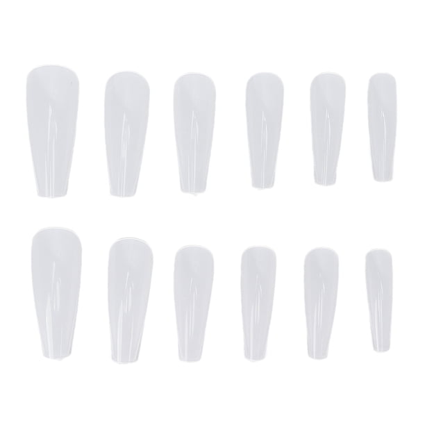 Uñas postizas, 240 piezas de punta de uñas mate DIY uñas postizas punta de uñas mate confiable y duradera