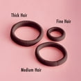 thumbnail image 4 of Goody ComfortFlex Brown Ouchless No-Slip Hair Elastics for Thick Hair, 8 Count, Ponytail Holder, 4 of 9