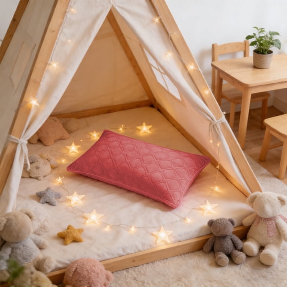 Standard Cotton Quilted Pillow Cover for Home Decor Bedroom Living Room Guest Room - 1 Piece