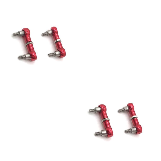 Tholdsy 1 par de accesorios de reparación de montaje de coches de piezas de vehículos controlados para K969 rojo rojo 2piezas