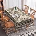 thumbnail image 4 of RisChhery Boho Paisley Waterproof Tablecloth,Indoor Outdoor Table Cover,Stain Resistant,60x84 inch, 4 of 6