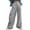Gray, variant on cFmduc Wide Leg Sweatpants for Women 2025 Trendy Fashion High Waisted Drawstring Lace up Pants Casual Loose Baggy Trousers with Pockets