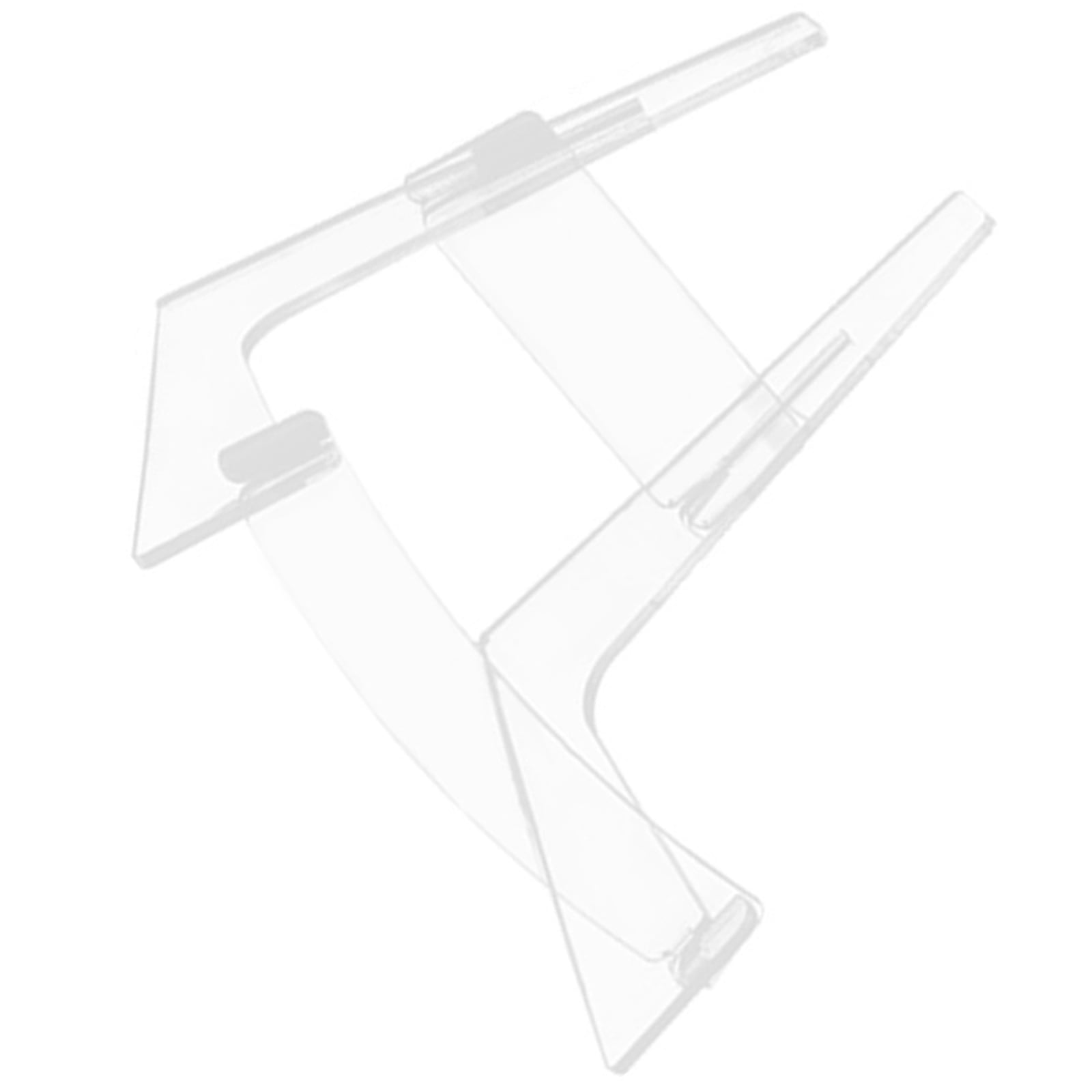 FEAMOS Acrylic Guitar Stand, Folding Guitar Ukulele Stand, String Instrument Stand L-Frame Classical Guitar Stand Ukulele Shelf