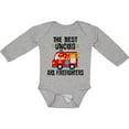 thumbnail image 3 of Inktastic Best Uncles Are Firefighters Boys or Girls Long Sleeve Baby Bodysuit, 3 of 5