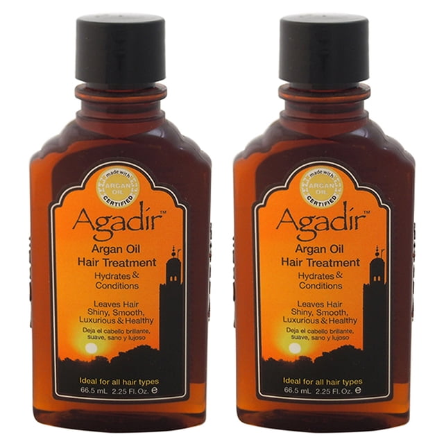 Tratamiento capilar con aceite de argán de Agadir para unisex - Tratamiento de 2,25 oz - Paquete de 2