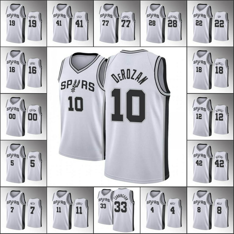 NBA_ Jersey Wholesale Custom San Antonio''Spurs''Men DeMar DeRozan