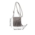 thumbnail image 5 of YUNAFFT Western Style Fringe Crossbody Bag with Single Shoulder Strap for Women, 5 of 7