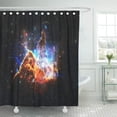 thumbnail image 1 of KSADK Blue Astrology Mystic Mountain in Outer Space of This Furnished by NASA Nebula Shower Curtain 66x72 inch, 1 of 1