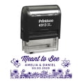 thumbnail image 1 of Printtoo Office Stationery Dater Stamp With Posted By Text Self Inking Date Rubber Stamp-Black, 1 of 6