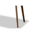 thumbnail image 3 of Britte Mid-Century Modern Transitional Walnut Brown Finished Rectangular Wood Dining Table, 3 of 5