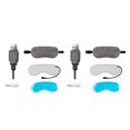 thumbnail image 3 of Vogacara Herramientas para el cuidado de los ojos 3 en 1, almohadilla para los ojos, bolsa de hielo calentada con vapor USB, visera ajustable, portátil, No.2 2piezas Vogacara CBP154740, 3 of 6