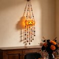 thumbnail image 5 of BingTong Halloween Themed Wind Chime Acrylic Outdoor Decor,Wind‑Chime‑Style Wall Pendant with Ghost,Witch Hat,Pumpkin and so on Design,Bead‑Strung Holiday Decor,for Window,Door,H-D, 5 of 6