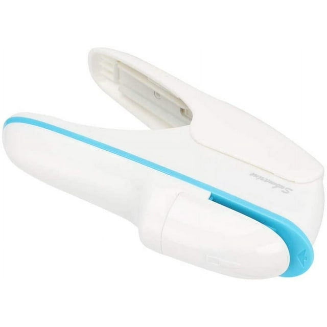 HUGFEGWE Stapleless Stapler, ABS Stapleless Stapler No Holes Stapleless Staplers Stapleless Stapler Crimp No Holes with Labor Saving for Stapling U2537-24835