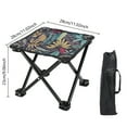 thumbnail image 3 of LLDYYDS Camping Stool Portable Foldable Footstool Recliner Foot Rest for Park Garden Beach, 3 of 9