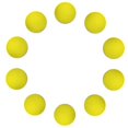 thumbnail image 1 of 2x 10pcs Esponja de Espuma EVA Interior Práctica Pelotas para Golf Pelota de Entrenamiento 42mm Cola Pelotas de golf de espuma EVA, 1 of 8