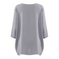 thumbnail image 5 of Tauxra Womens Tops, Short Sleeve Tops with Mesh Detail and V Neck for Summer, Casual Soft Daily Wear, T-Shirt Made From Breathable Polyester Fabric, 5 of 7