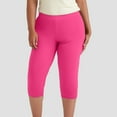 thumbnail image 2 of OSOLU Women High Performance Yoga Pants For Daily Wear Fitness And Workout Tailored Fit For Comfort And Style Workout Stretchy Running Tummy Control Joggers Bottoms Hot Pink XL, 2 of 4