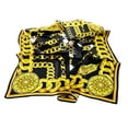 thumbnail image 3 of Versace Jeans Couture Silk Cloth Foulard Satin Chain Pearls Black Gold, black, One size for Womens, 3 of 3