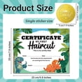 thumbnail image 3 of 1set 30Pcs Rectangle Award Certificate Holders Diploma Holders with 8 Sheets Self Adhesive Gold Foil Embossed Stickers Dinosaur 200x250mm, 3 of 7