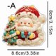 thumbnail image 2 of Fiudx Llavero de Alce Navideño, Diseño de Papá Noel, Colgante de Acrílico, Accesorio para Espejo Retrovisor, Decoración Navideña Divertida, Regalo Ideal de Navidad, Fácil de Colgar, 1 Pieza, 2 of 2