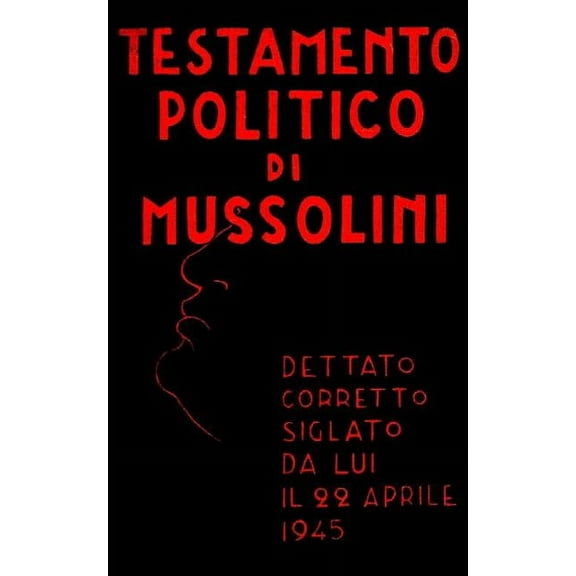 Testamento politico di Mussolini, (Paperback)