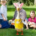 thumbnail image 5 of Haliyee Porch Goose Outfit,Easter Porch Goose wirh Bunny Costume,23.0in Large Outdoor Garden Decor for Spring,Waterproof Holiday Decoration for Front Porch,Easter Bunny Decor, 5 of 7