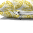 thumbnail image 4 of Yellow and White Pet Bed, Rounded Floral Motifs Overlapping Pattern 20s 30s Bohemian Simple, Resistant Pad for Dogs and Cats Cushion with Removable Cover, 24" x 39", Earth Yellow White, by Ambesonne, 4 of 4