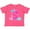 Vintage Hot Pink, variant on Inktastic Dinosaur Party-third Birthday Girls Toddler T-Shirt