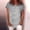 Gray plus size women's t-shirt a1, variant on Women's Plus Size T-Shirt Short Sleeve Round Neck Casual Basic Tee With Letter Print Holiday Vacation Everyday Fashion Top, Red S