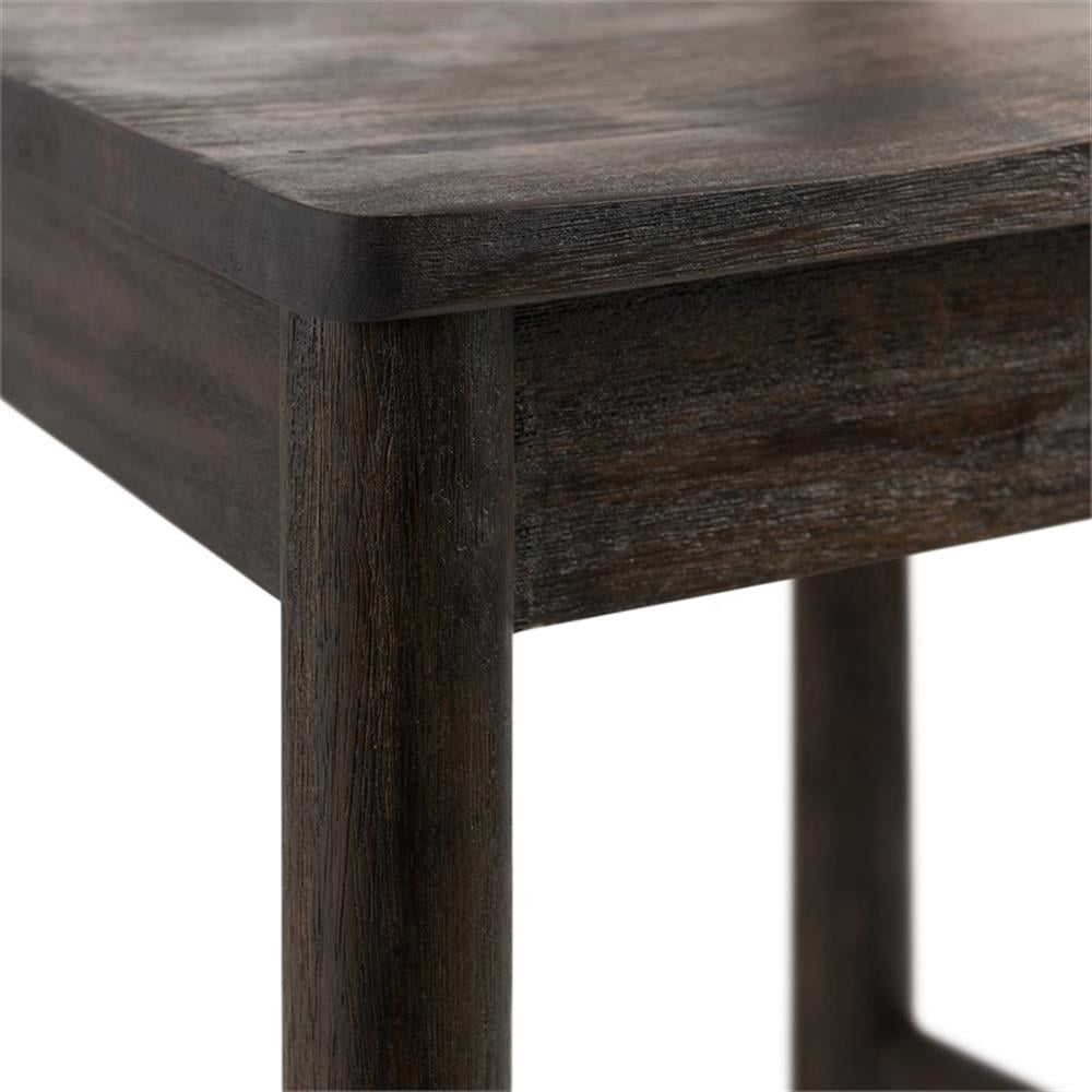 Picket House Furnishings Calhoun 30" Bar Stool in Dark Brown