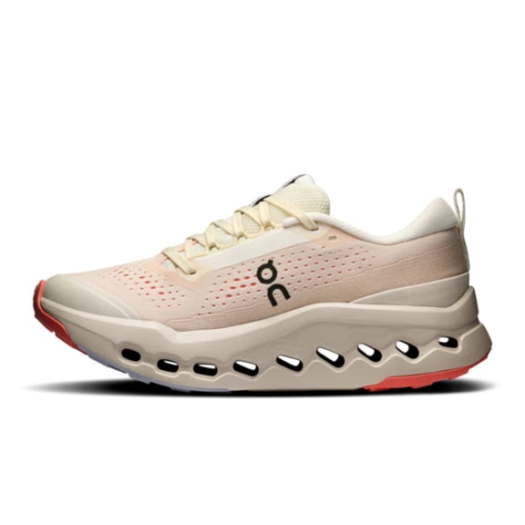 On Women's Cloudsurfer Trail 2 Ivory/Salmon 3WF30103297-6.5