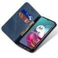 thumbnail image 2 of Compatible For Motorola Moto G55 5G Case Jeans Cloth Texture Anti-Scratch Leather Stand Phone Cover Blue, 2 of 5