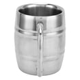thumbnail image 3 of Beer Mug, Convenient Stainless Steel Beer Mug Practical High Capacity With 300ml For Cocktail Juices, Milk, Water, Tea, Coffee, 3 of 8