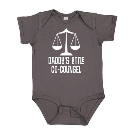 

Inktastic Lawyer Daddys Little Co Counsel Gift Baby Boy or Baby Girl Bodysuit
