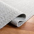 thumbnail image 6 of SAFAVIEH Braided Rishika Solid Machine Washable Reversible Area Rug, Silver/Grey, 6' x 8' Oval, 6 of 12