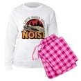 thumbnail image 5 of CafePress - Cicadas Let's Make Some Noise Loves Cicada Insect - Women's Long Sleeve Relaxed Fit Cotton Light Pajama Set, 5 of 7