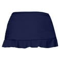 thumbnail image 5 of MNCEKFOD Womens Swim Bottoms Midi Waisted Retro Basic Bikini Swim Shorts Full Coverage Pleated Swimsuit Bathing Suit Bottoms Navy L, 5 of 5
