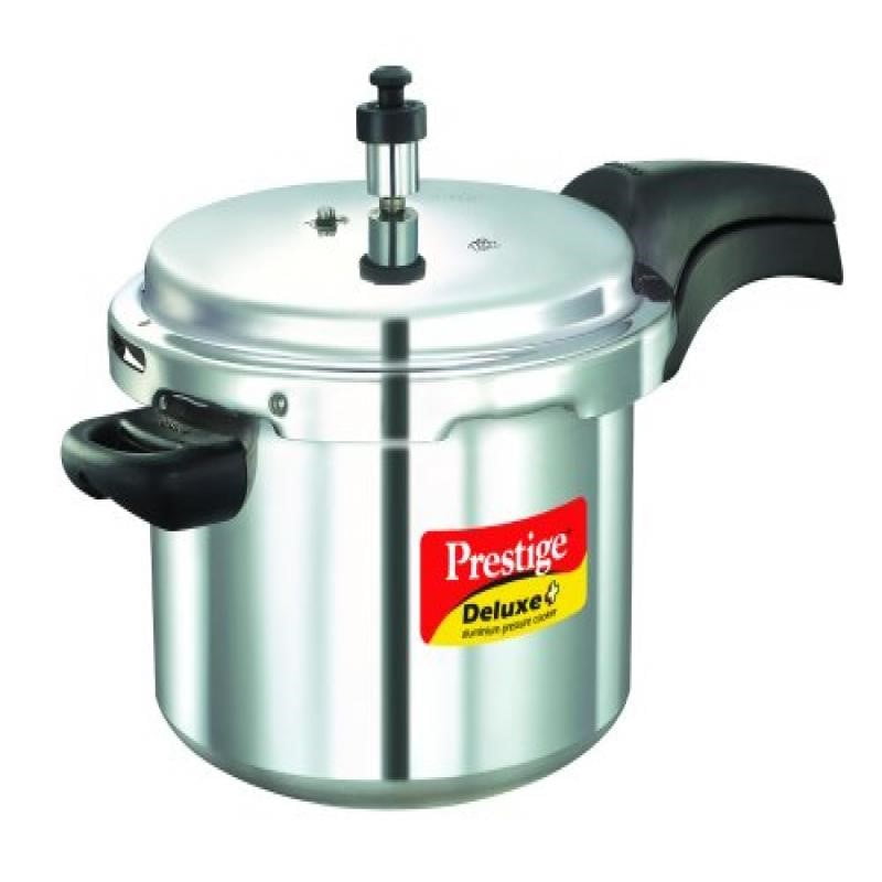Cookware 3Liter Silver Prestige DPA3L Deluxe Plus Aluminum Pressure