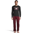 thumbnail image 1 of Dearfoams Mens Papa Bear PJ Set, M, Papa Bear, 1 of 1