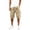 Khaki, variant on Camo Cargo Shorts for Men Summer Workout Hiking Shorts with Pockets Knee Length Casual Loose Bermuda Athletic Short,S