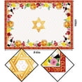 thumbnail image 5 of Shana Tova Tablecloth Rosh Hashanah Jewish New Year Holiday Party Decorations High Holy Day Decor Kitchen Dining Room Home Table Cover, 5 of 5